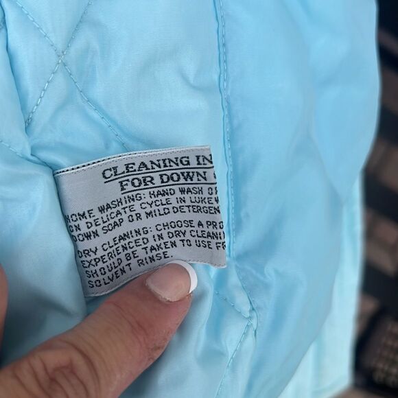 Profile Vintage Ski Down filled Puffer Jacket Coat Women’s 8 Sky Blue - Picture 14 of 16